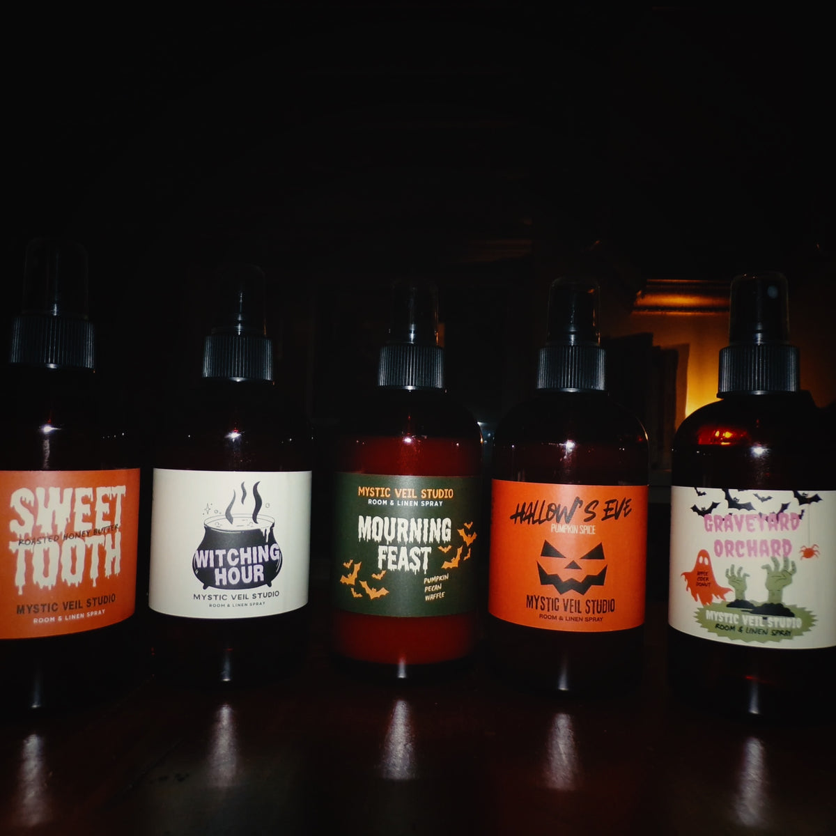 Graveyard Orchard | Apple Cider & Fall Leaves Room + Linen Spray | Halloween Fragrance | Fall Collection