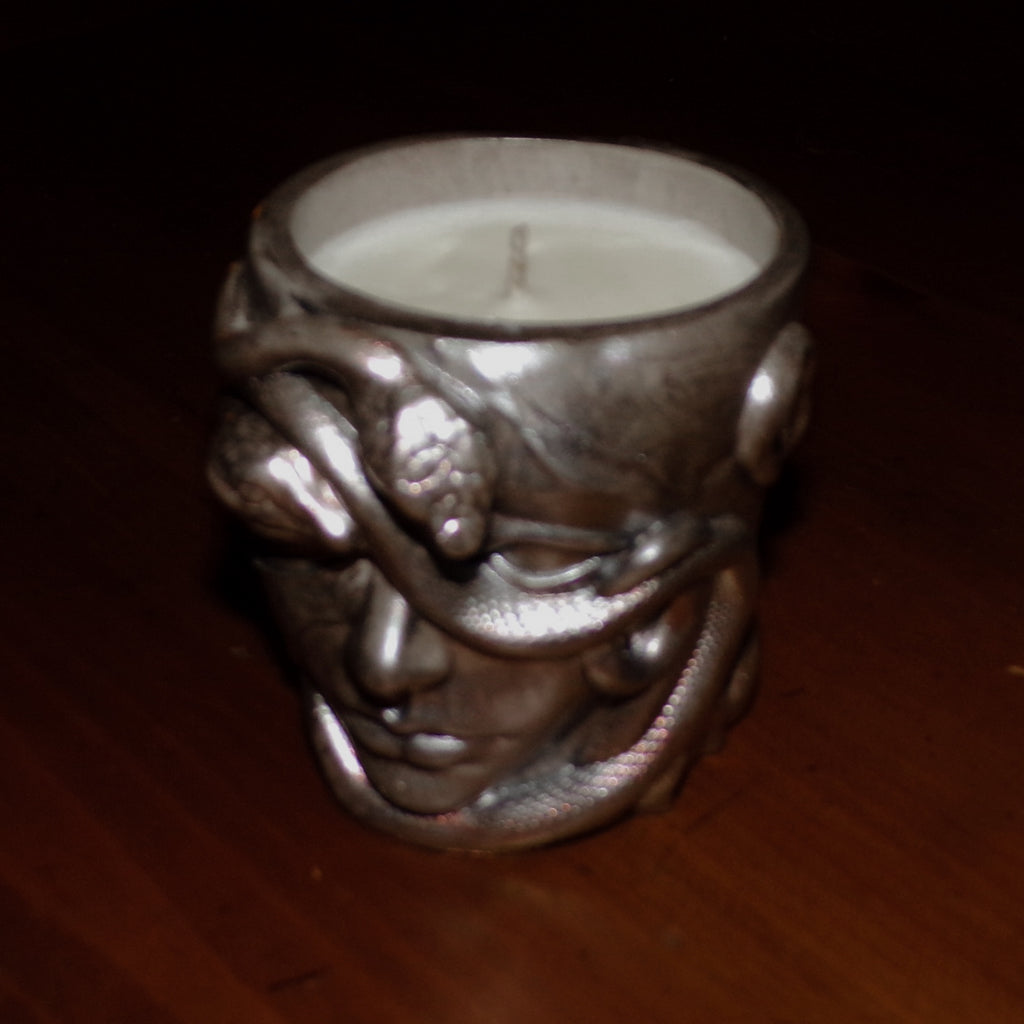 MEDUSA | Scented Soy Candle | Reusable Concrete Jar | Eco-Friendly | Refillable