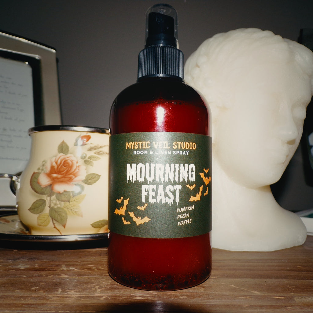 Mourning Feast | Pumpkin Pecan Waffle Room + Linen Spray | Halloween Fragrance | Fall Collection