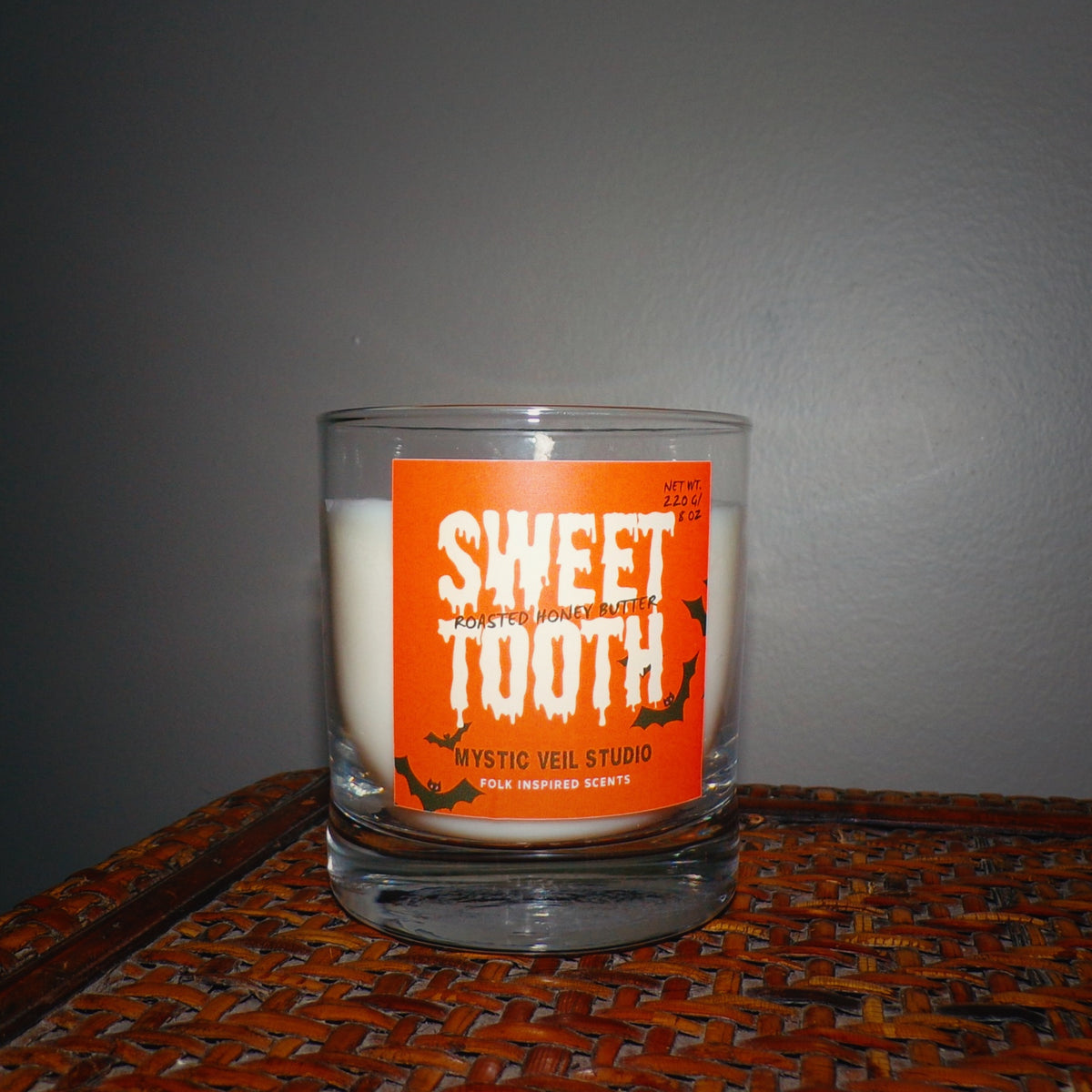 Sweet Tooth | Roasted Honey Butter Scented Soy Candle | Halloween Fragrance | Fall Collection