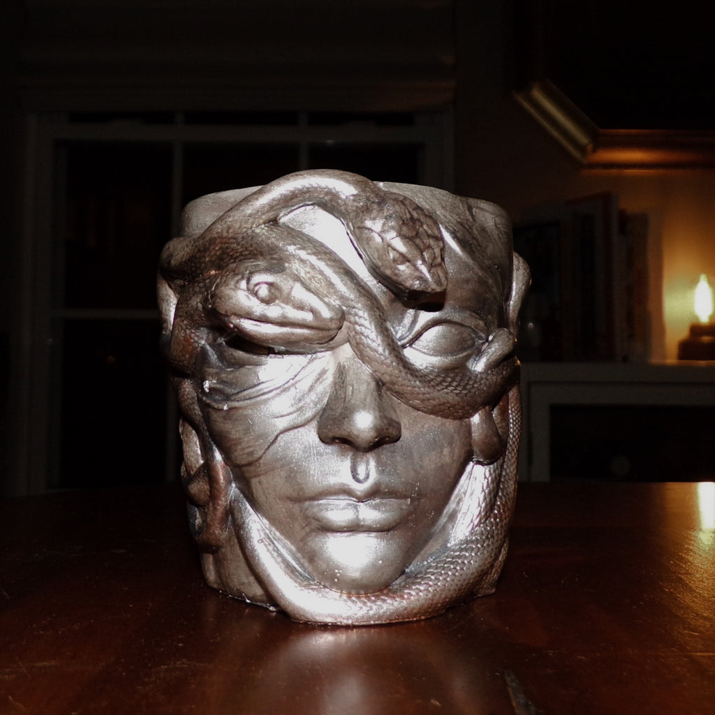 MEDUSA | Scented Soy Candle | Reusable Concrete Jar | Eco-Friendly | Refillable