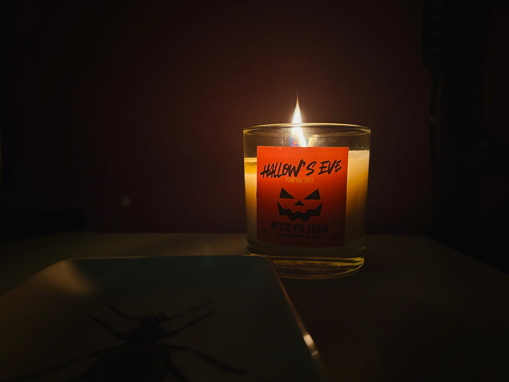 Hallow’s Eve | Pumpkin Spice Scented Soy Candle | Halloween Fragrance | Fall Collection