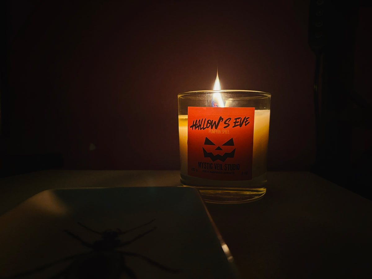 Hallow’s Eve | Pumpkin Spice Scented Soy Candle | Halloween Fragrance | Fall Collection