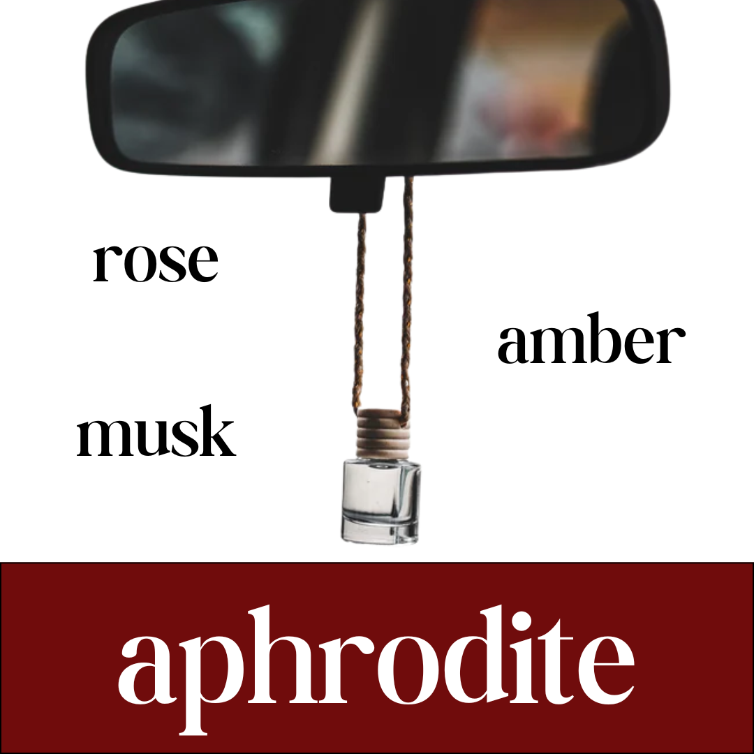 aphrodite car diffuser | rose + musk