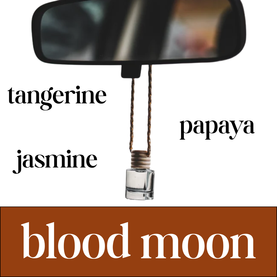 blood moon car diffuser | tangerine + jasmine