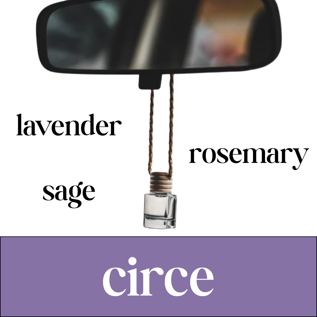 circe car diffuser | lavender + sage