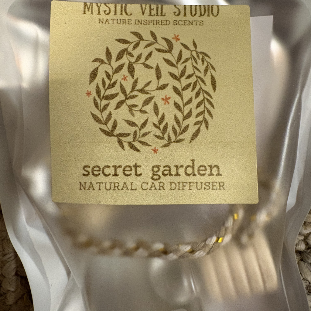secret garden car diffuser | citrus + ginger