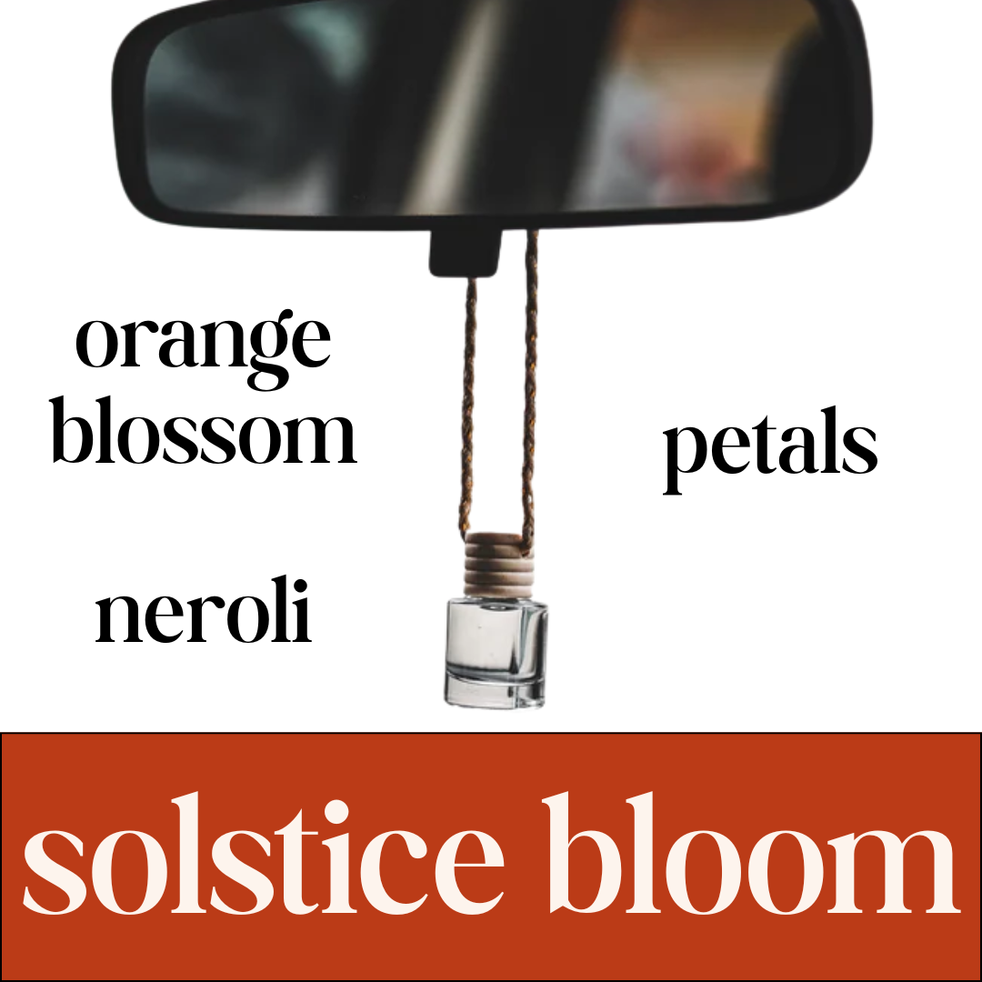 solstice bloom car diffuser | orange blossom + neroli