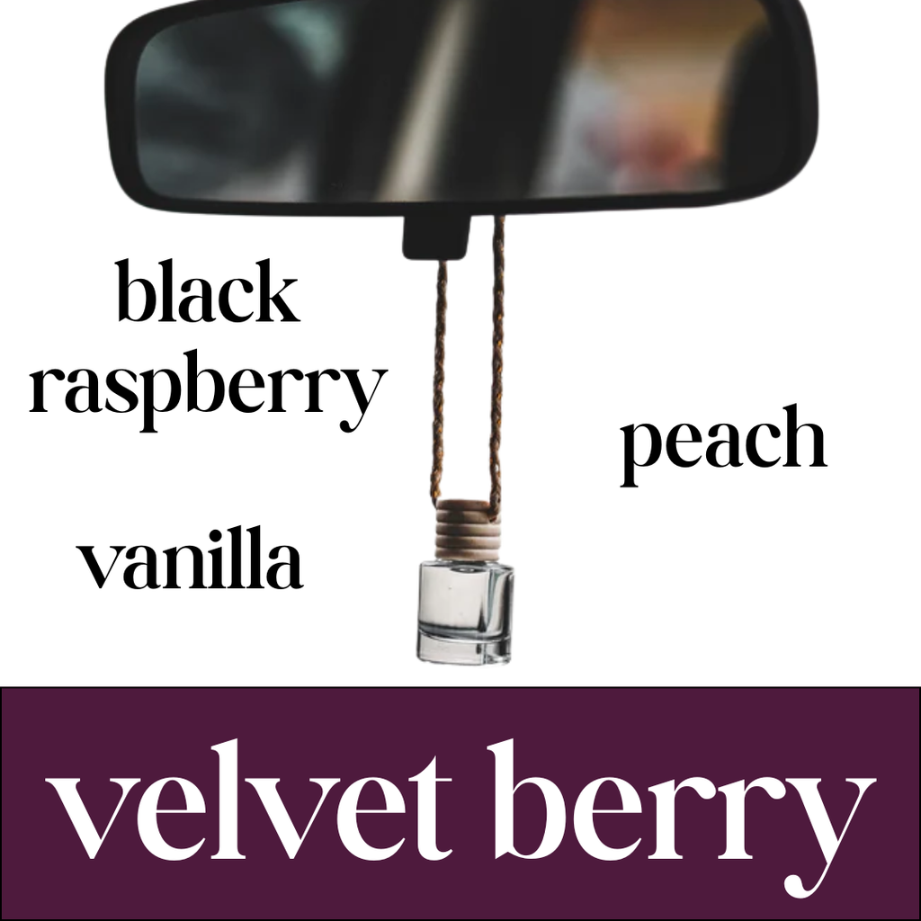 velvet berry car diffuser | black raspberry + vanilla
